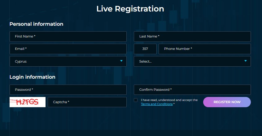 registration with Buycryptomarket