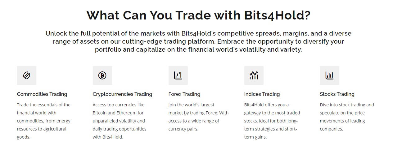 What Can You Trade with Bits4Hold