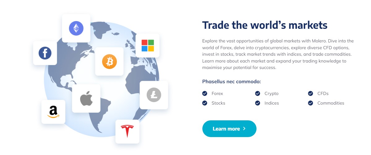 molero review - Trade the world’s markets